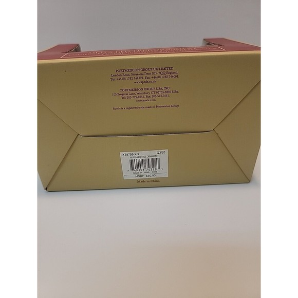 NEW SPODE Mug and LED Tree Christmas Ornament - Picture 5 of 5